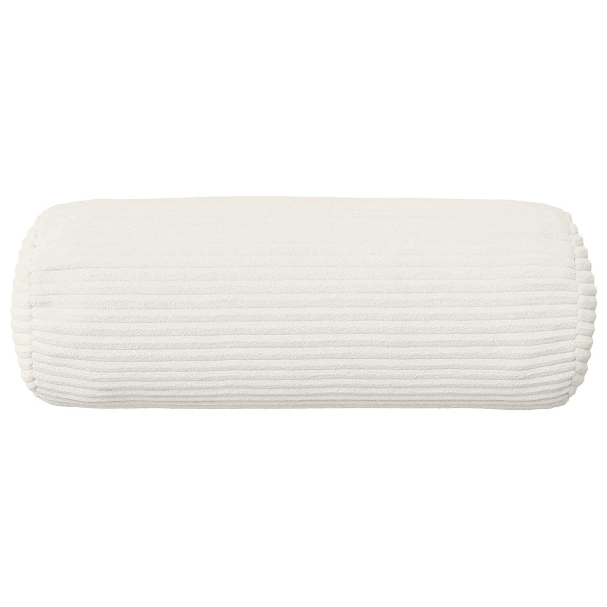 vidaXL Poszewka na poduszkę 2 pcs HEERLEN kremowy Ø 15 x 40 cm sztruks