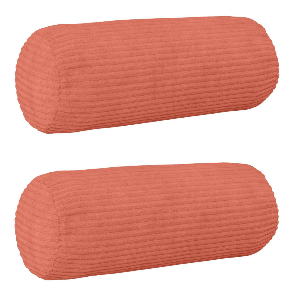 vidaXL Poszewka na poduszkę 2 pcs HEERLEN Czerwono-pomarańczowy