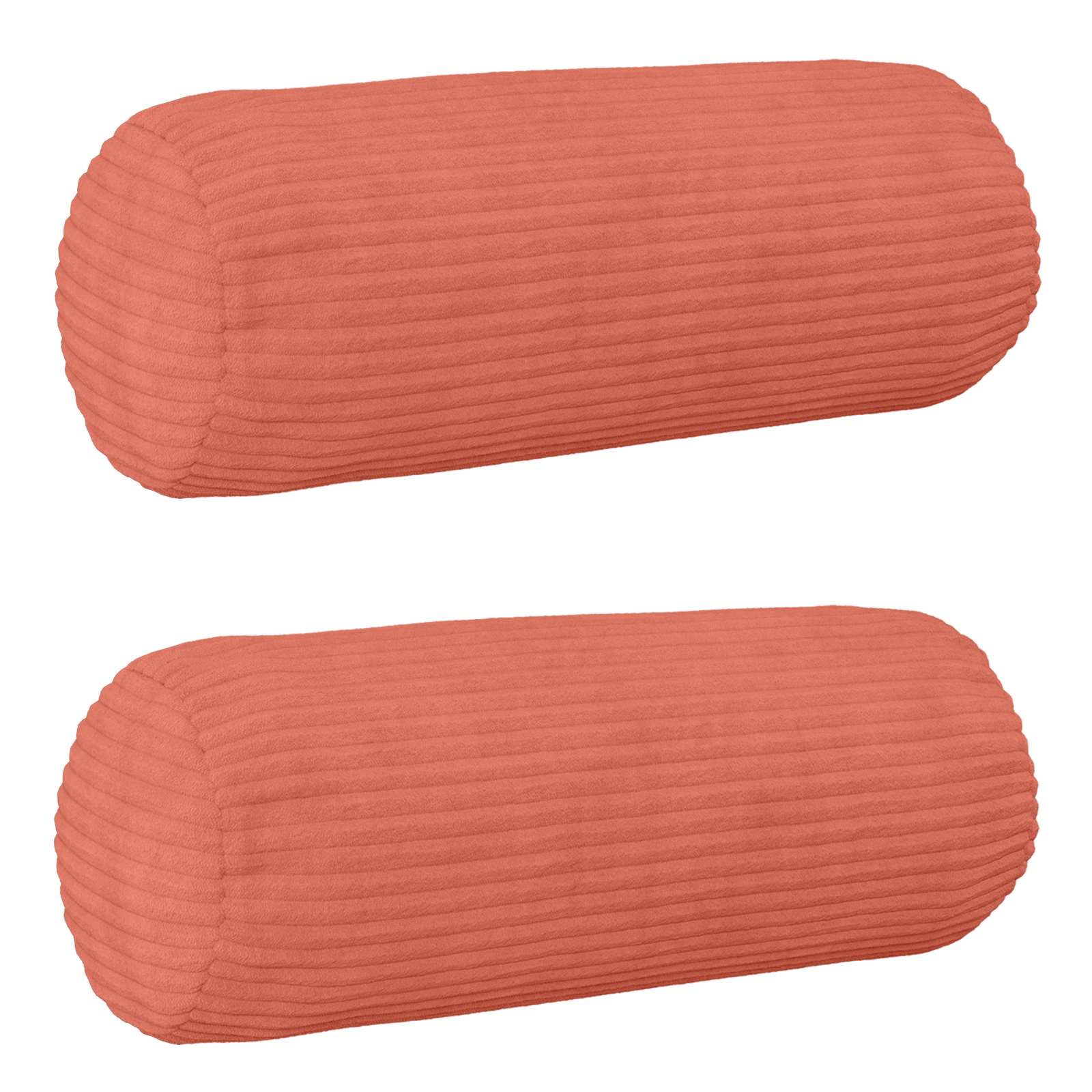 vidaXL Poszewka na poduszkę 2 pcs HEERLEN Czerwono-pomarańczowy