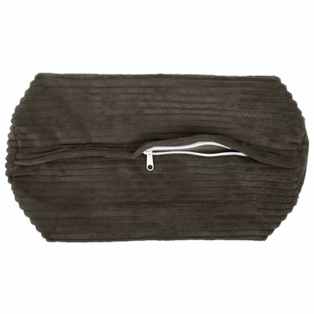 vidaXL Poszewka na poduszkę 2 pcs HEERLEN antracytowy Ø 15 x 40 cm