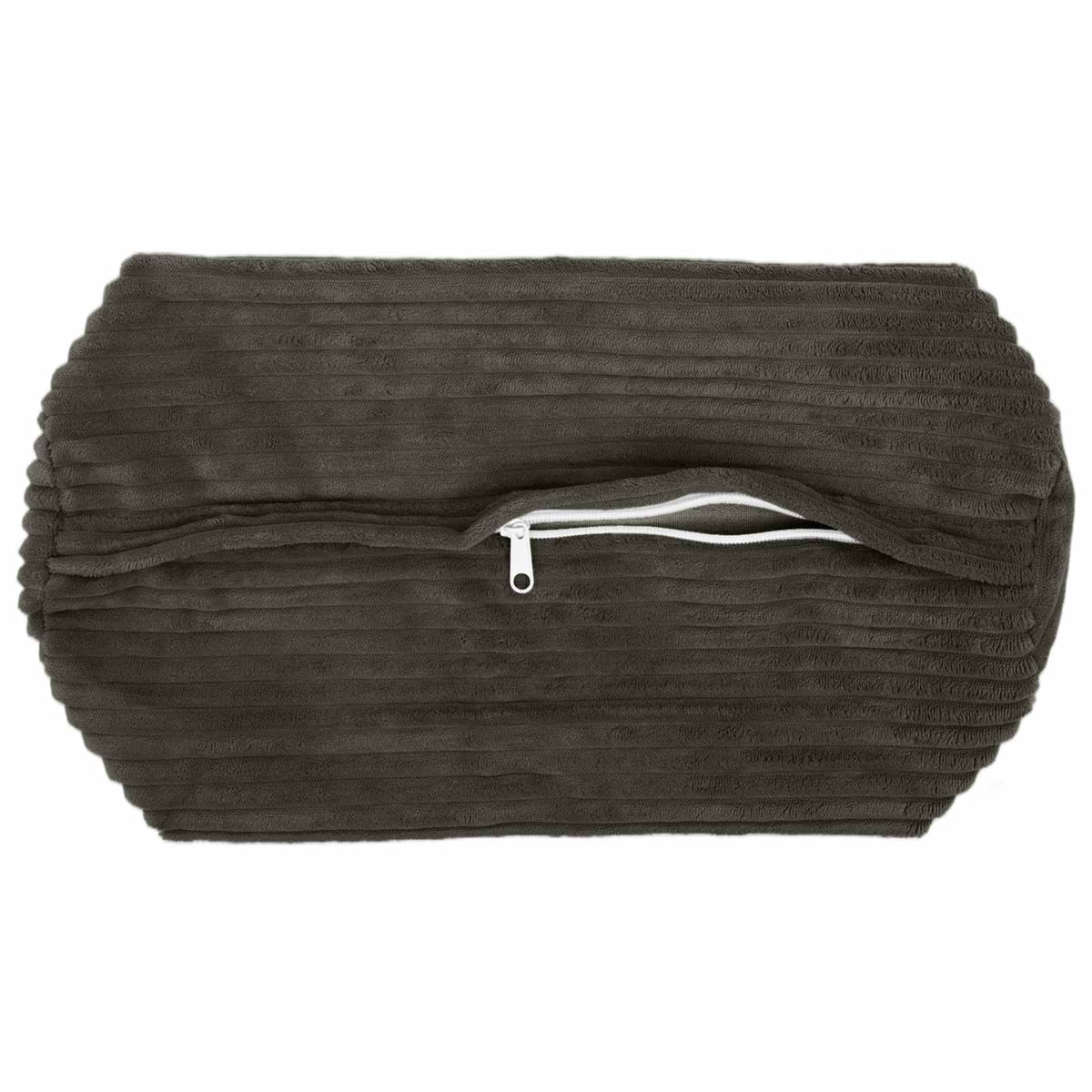 vidaXL Poszewka na poduszkę 2 pcs HEERLEN antracytowy Ø 15 x 40 cm