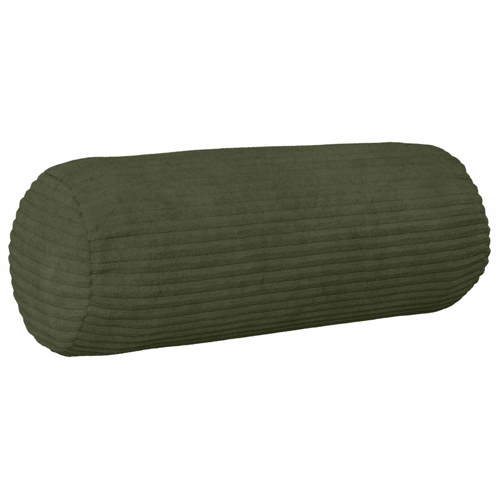 vidaXL Poszewka na poduszkę 6 pcs HEERLEN zielony Ø 15 x 40 cm sztruks