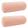 vidaXL Poszewka na poduszkę 2 pcs HEERLEN różowy Ø 15 x 40 cm Bouclé
