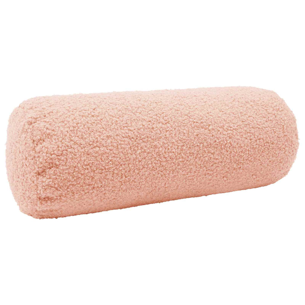 vidaXL Poszewka na poduszkę 2 pcs HEERLEN różowy Ø 15 x 40 cm Bouclé
