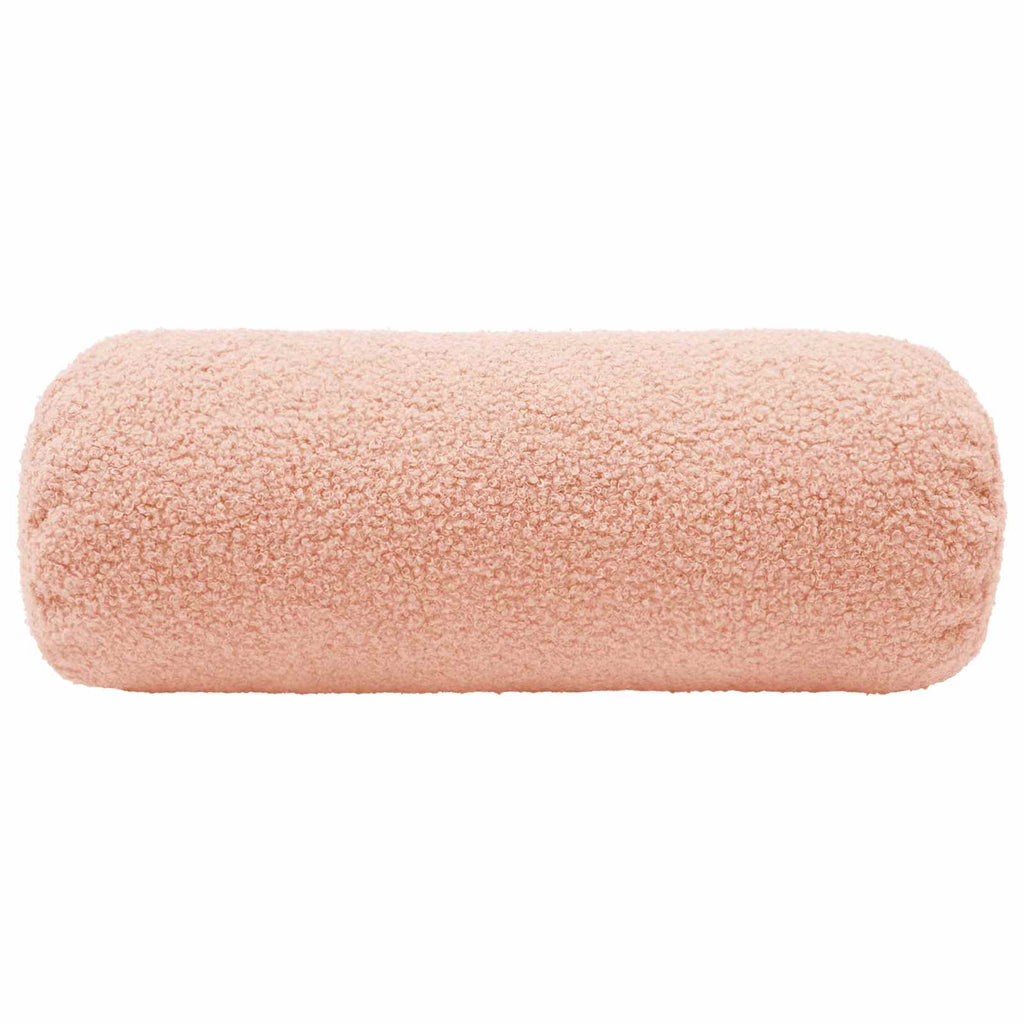 vidaXL Poszewka na poduszkę 6 pcs HEERLEN różowy Ø 15 x 40 cm Bouclé