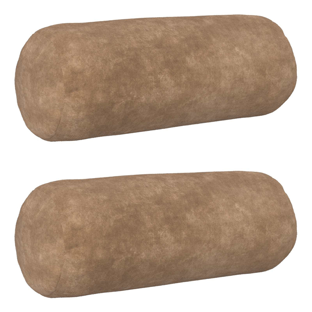 vidaXL Poszewka na poduszkę 2 pcs HEERLEN Ciemnoszary Ø 15 x 40 cm