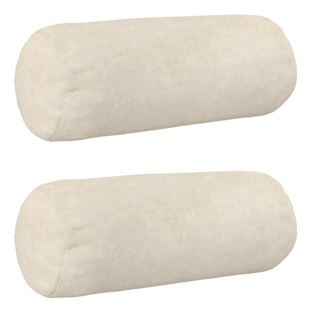 vidaXL Poszewka na poduszkę 2 pcs HEERLEN kremowy Ø 15 x 40 cm
