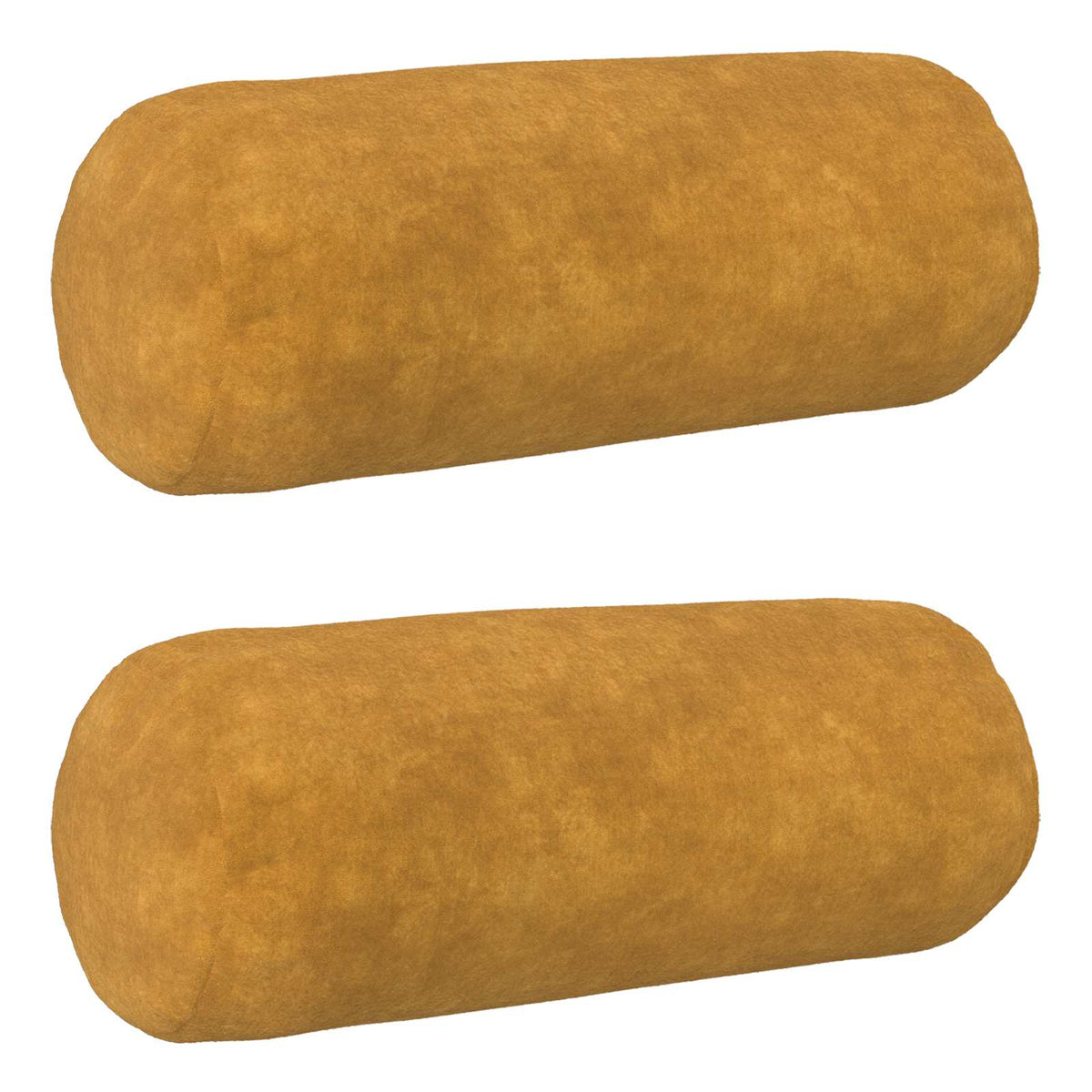 vidaXL Poszewka na poduszkę 2 pcs HEERLEN żółty Ø 15 x 40 cm