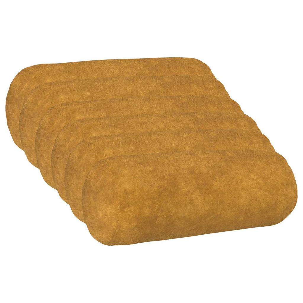 vidaXL Poszewka na poduszkę 6 pcs HEERLEN żółty Ø 15 x 40 cm
