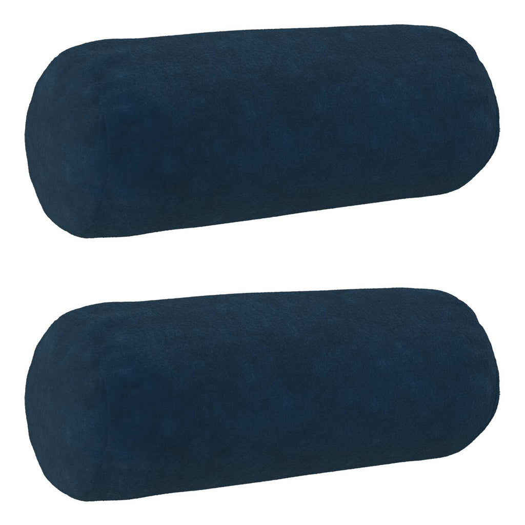 vidaXL Poszewka na poduszkę 2 pcs HEERLEN niebieski Ø 15 x 40 cm