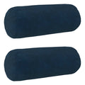 vidaXL Poszewka na poduszkę 2 pcs HEERLEN niebieski Ø 15 x 40 cm