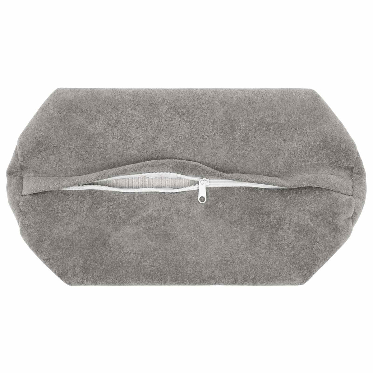 vidaXL Poszewka na poduszkę 2 pcs HEERLEN jasnoszary Ø 15 x 40 cm