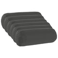 vidaXL Poszewka na poduszkę 6 pcs HEERLEN antracytowy Ø 15 x 40 cm