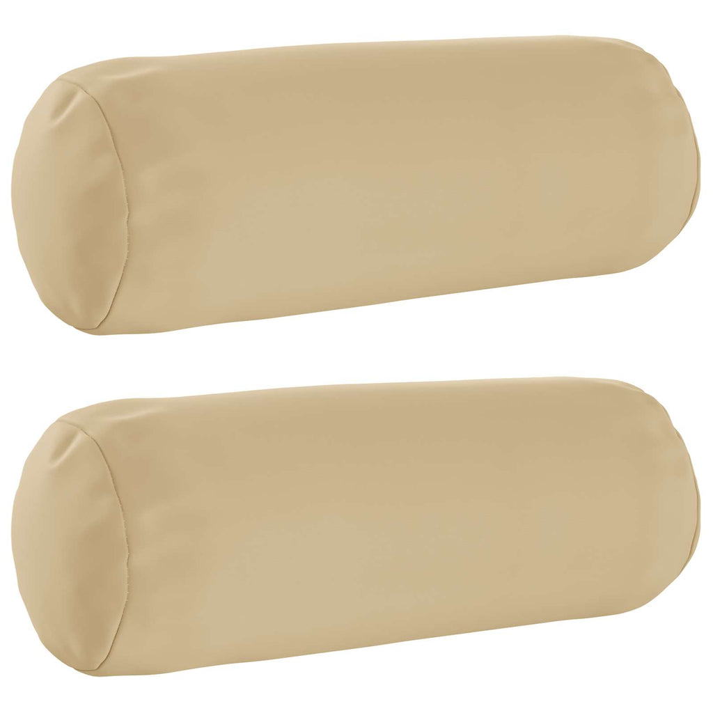 vidaXL Poszewka na poduszkę 2 pcs HEERLEN Beżowy Ø 15 x 40 cm