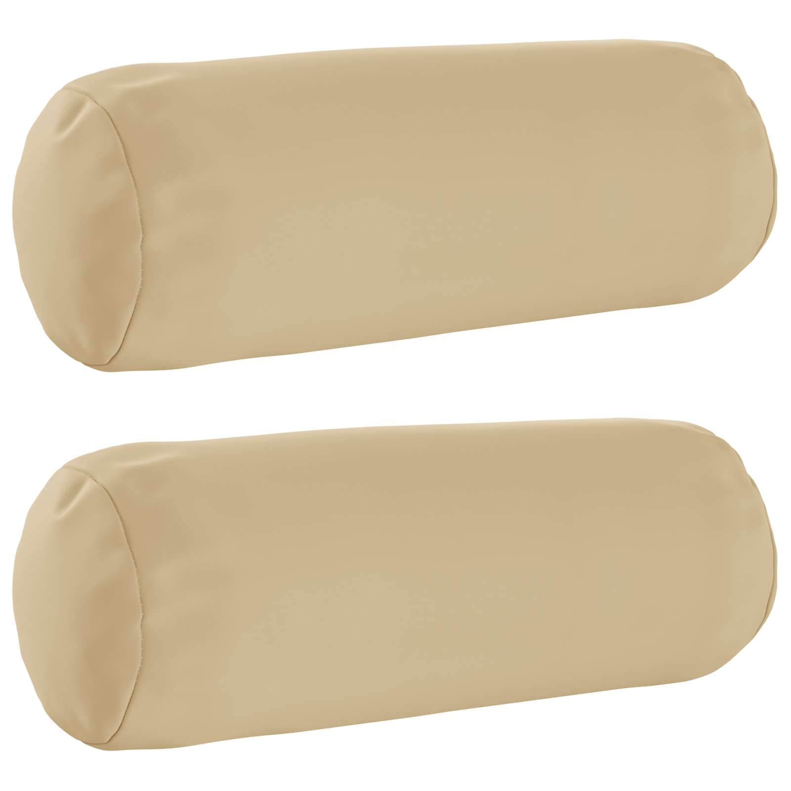 vidaXL Poszewka na poduszkę 2 pcs HEERLEN Beżowy Ø 15 x 40 cm