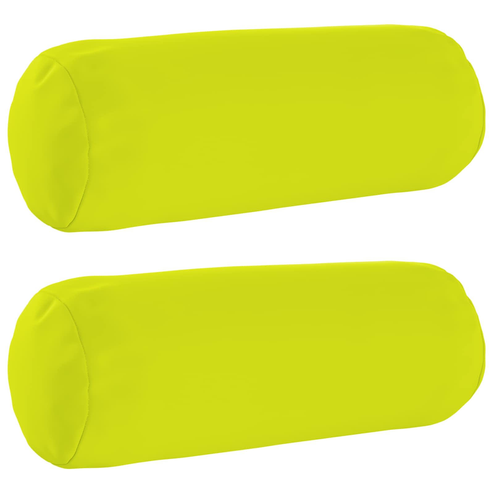 vidaXL Poszewka na poduszkę 2 pcs HEERLEN Jasnozielony Ø 15 x 40 cm
