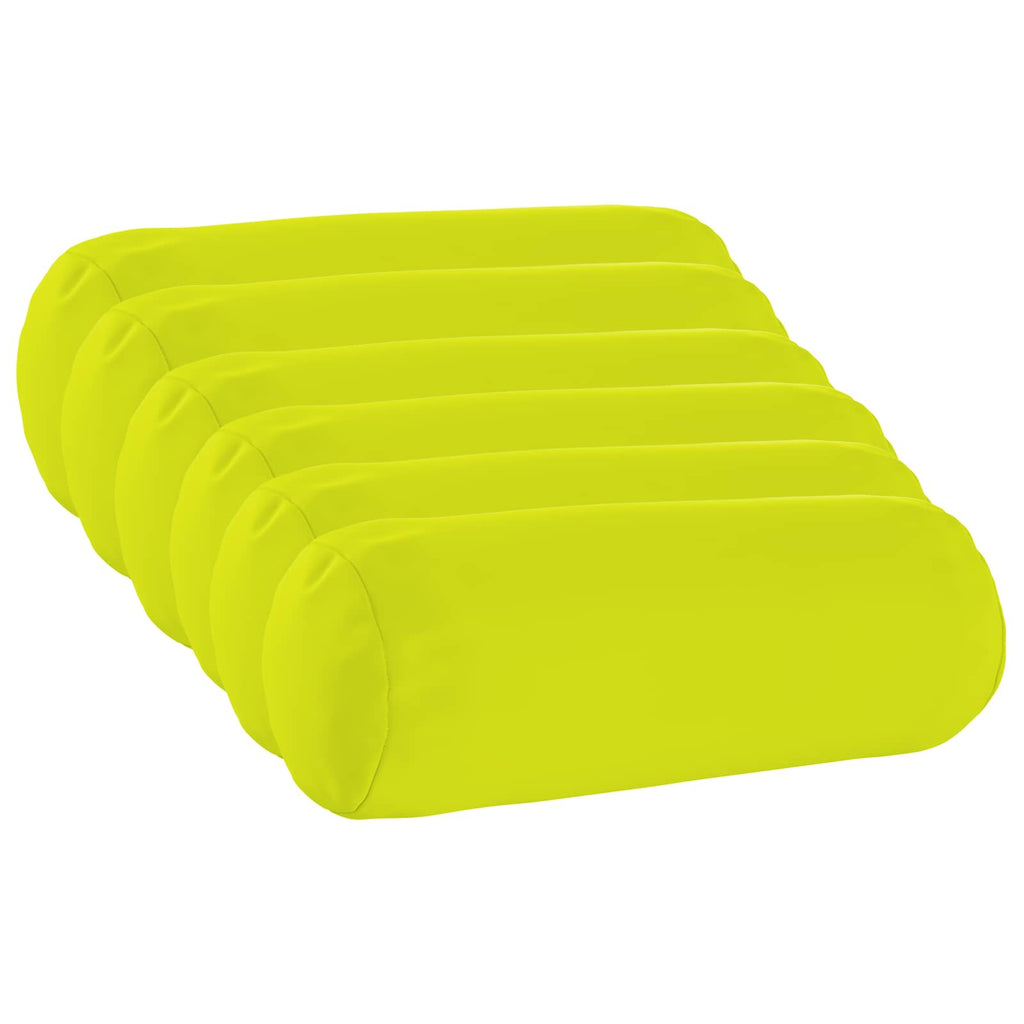 vidaXL Poszewka na poduszkę 6 pcs HEERLEN Jasnozielony Ø 15 x 40 cm
