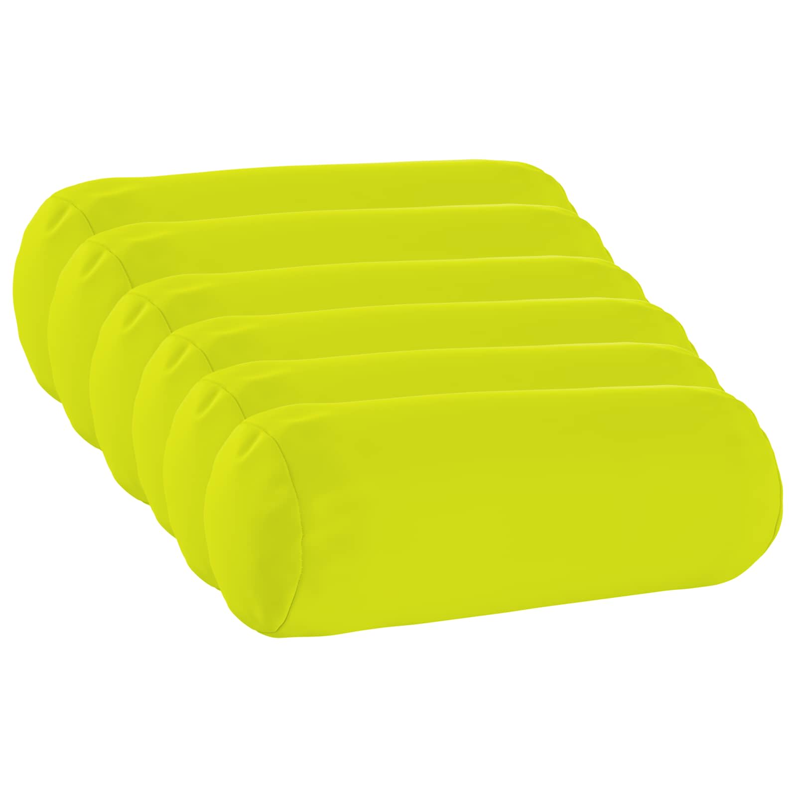 vidaXL Poszewka na poduszkę 6 pcs HEERLEN Jasnozielony Ø 15 x 40 cm
