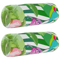 vidaXL Poszewka na poduszkę 2 pcs HEERLEN Czarny Ø 15 x 40 cm