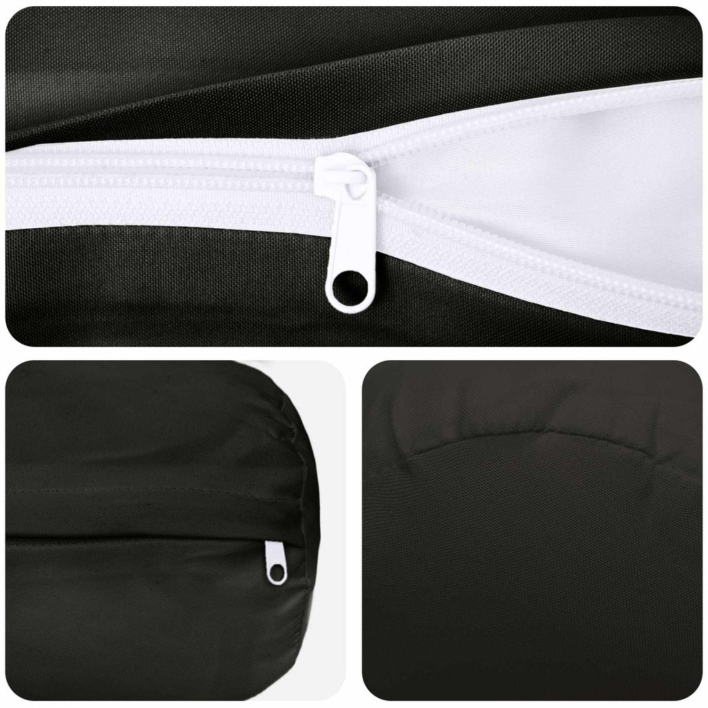 vidaXL Poszewka na poduszkę 2 pcs HEERLEN Wielokolorowe Ø 15 x 40 cm