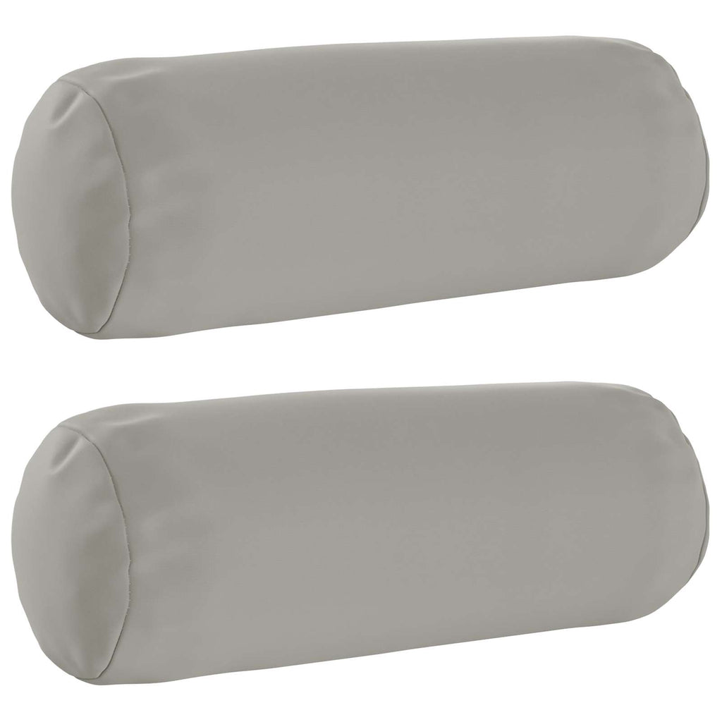 vidaXL Poszewka na poduszkę 2 pcs HEERLEN Szary Ø 15 x 40 cm Poliester