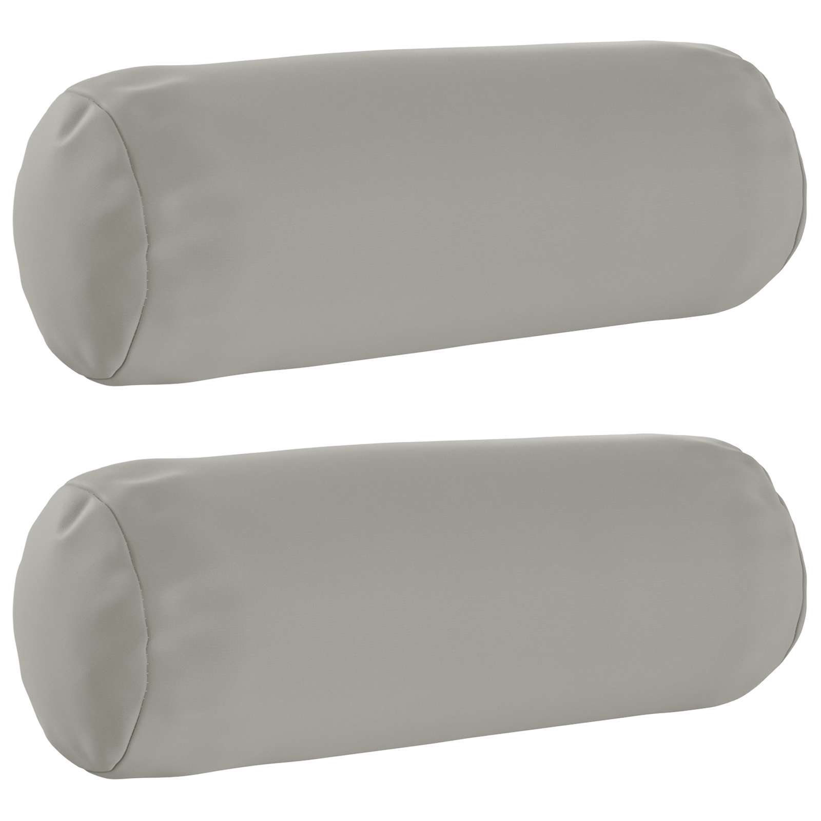 vidaXL Poszewka na poduszkę 2 pcs HEERLEN Szary Ø 15 x 40 cm Poliester