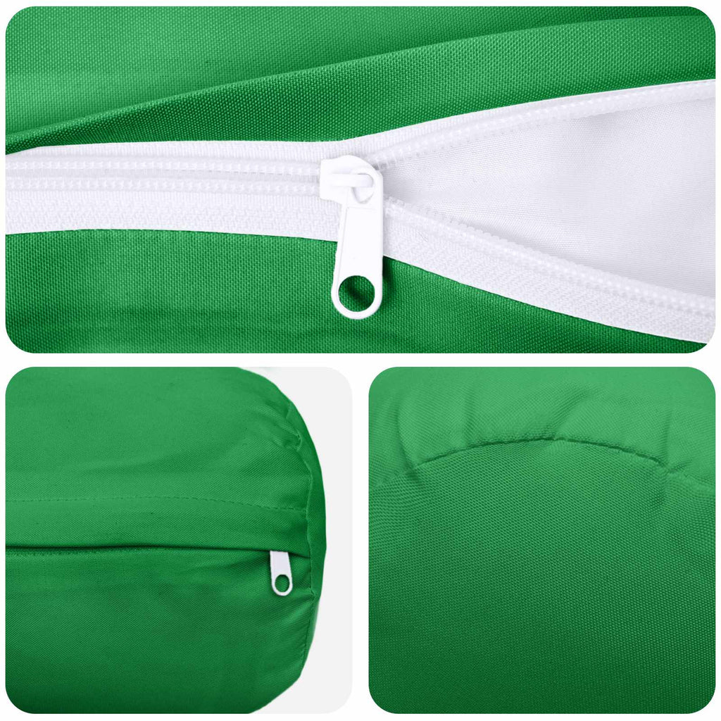 vidaXL Poszewka na poduszkę 2 pcs HEERLEN zielony Ø 15 x 40 cm