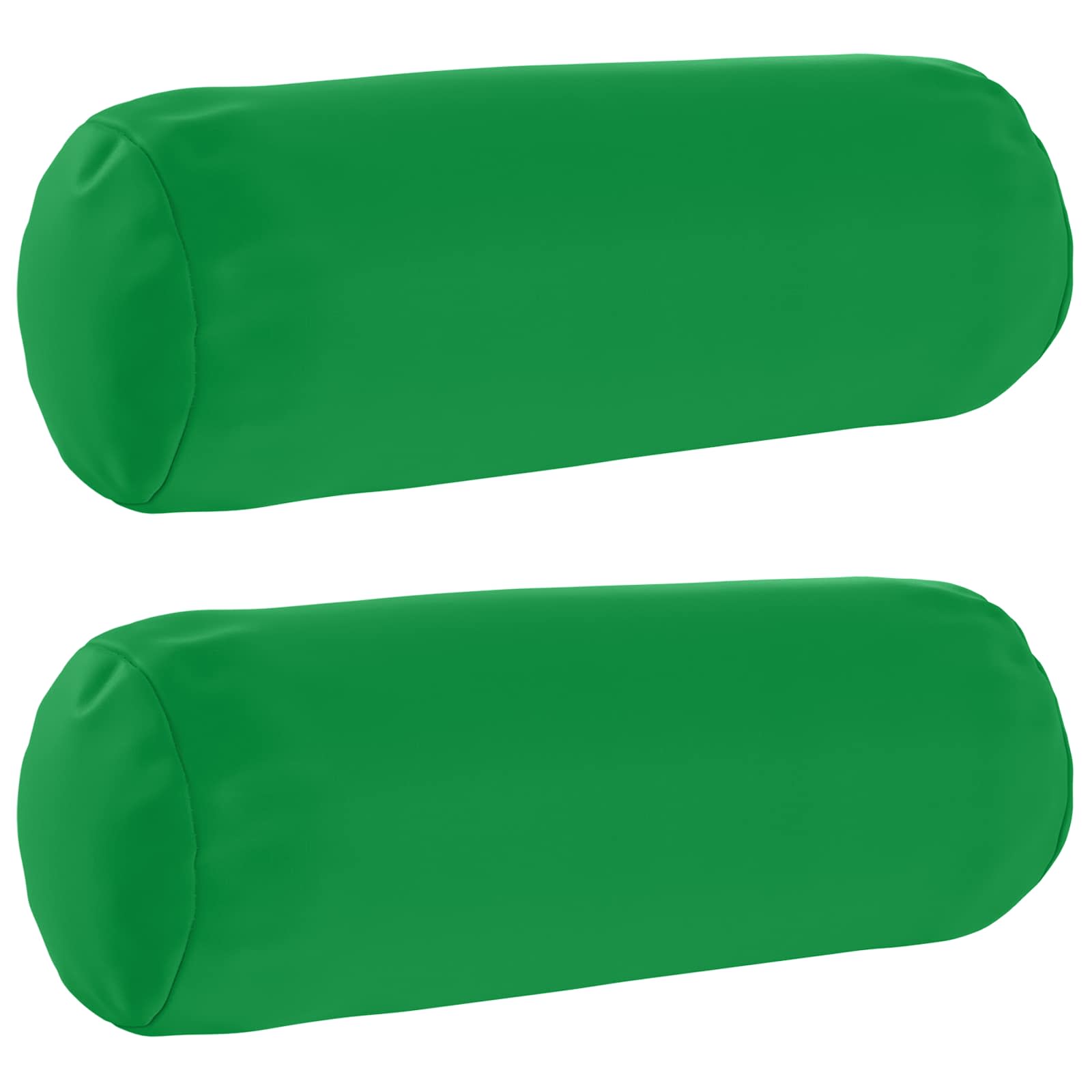 vidaXL Poszewka na poduszkę 2 pcs HEERLEN zielony Ø 15 x 40 cm
