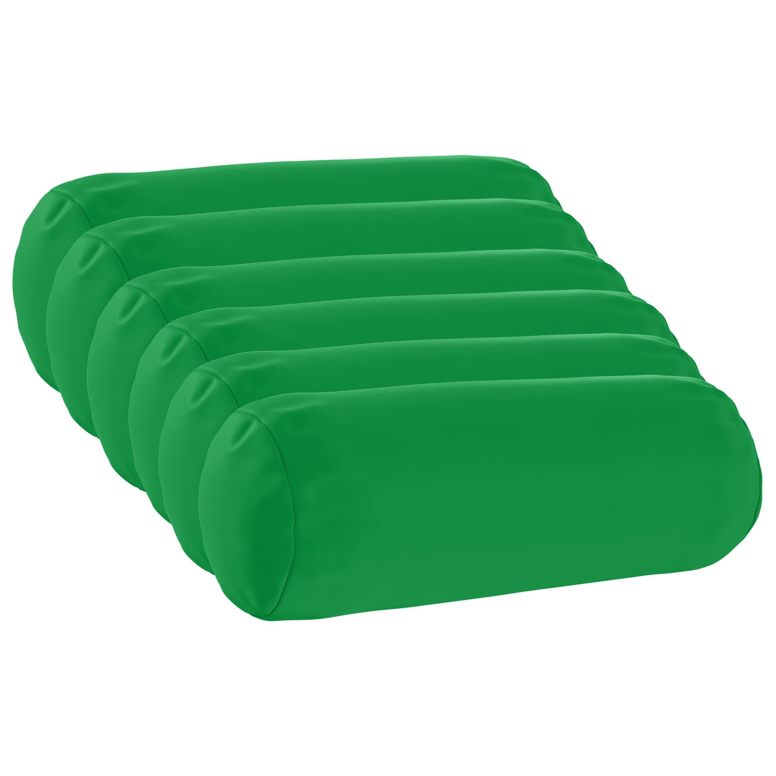 vidaXL Poszewka na poduszkę 6 pcs HEERLEN zielony Ø 15 x 40 cm