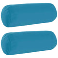 vidaXL Poszewka na poduszkę 2 pcs HEERLEN Jasnoniebieski Ø 15 x 40 cm