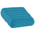 vidaXL Poszewka na poduszkę 6 pcs HEERLEN Jasnoniebieski Ø 15 x 40 cm