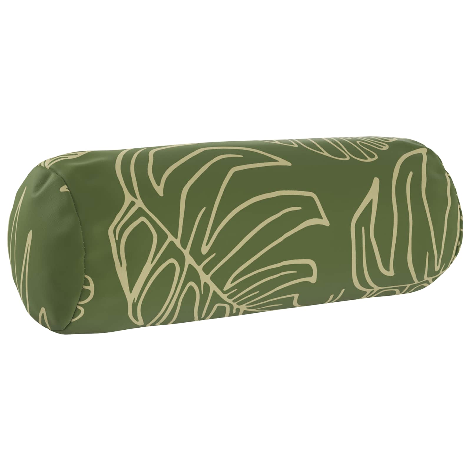 vidaXL Poszewka na poduszkę 2 pcs HEERLEN Wzór liścia Ø 15 x 40 cm