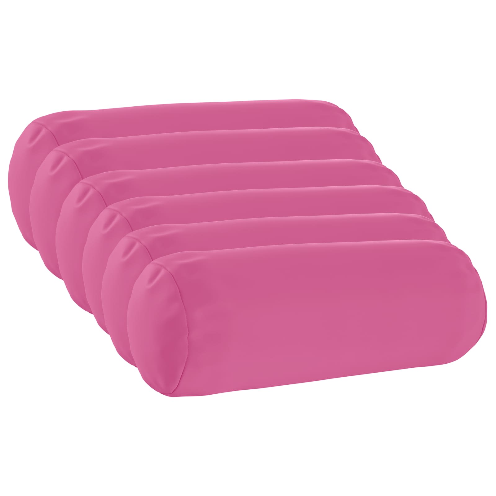 vidaXL Poszewka na poduszkę 6 pcs HEERLEN różowy Ø 15 x 40 cm