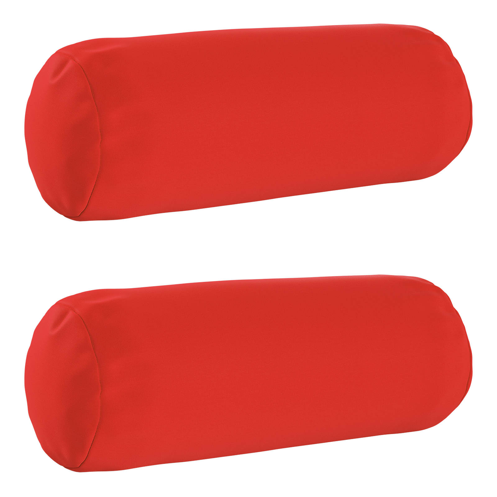 vidaXL Poszewka na poduszkę 2 pcs HEERLEN czerwony Ø 15 x 40 cm