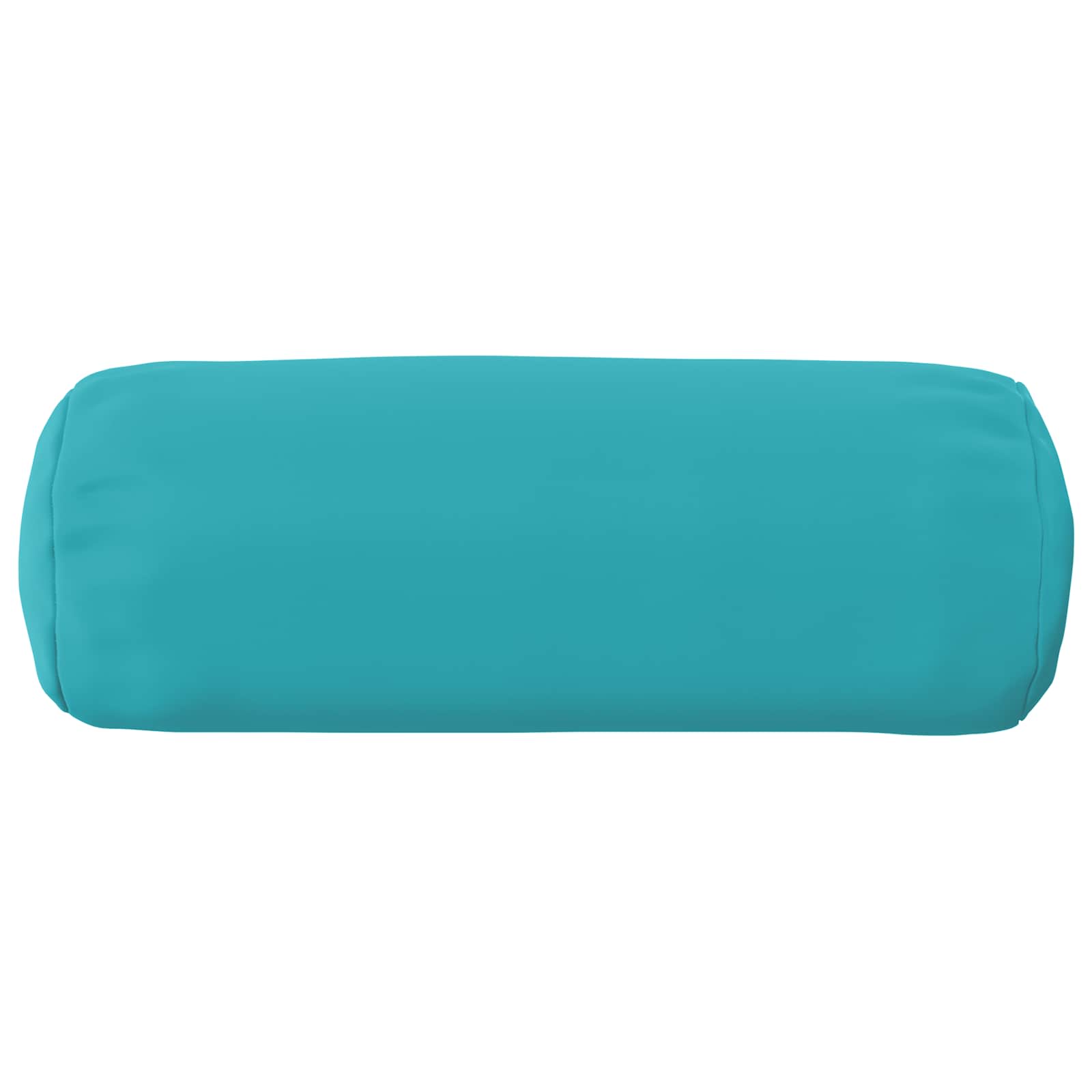 vidaXL Poszewka na poduszkę 2 pcs HEERLEN Turkusowy Ø 15 x 40 cm