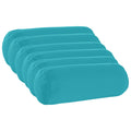 vidaXL Poszewka na poduszkę 6 pcs HEERLEN Turkusowy Ø 15 x 40 cm