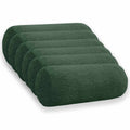 vidaXL Poszewka na poduszkę 6 pcs HEERLEN Ciemnozielony Ø 15 x 40 cm