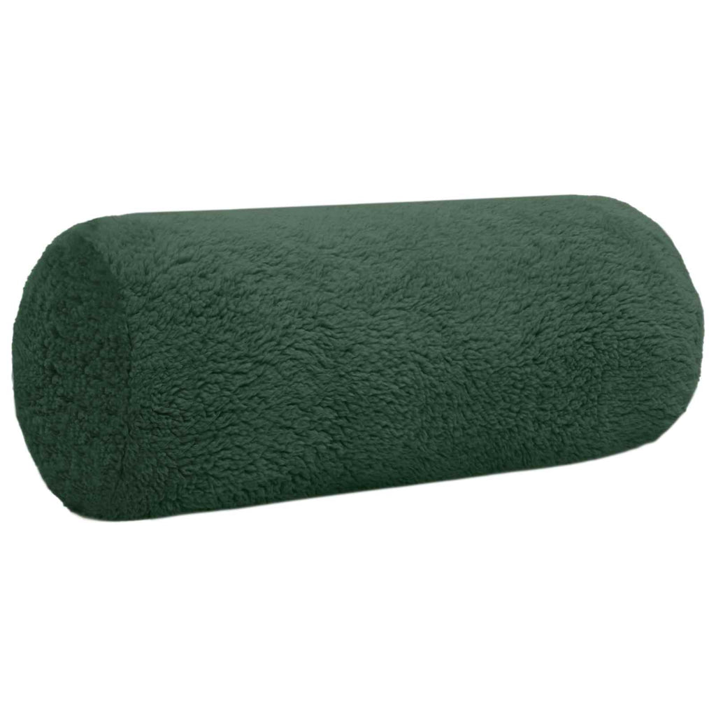 vidaXL Poszewka na poduszkę 6 pcs HEERLEN Ciemnozielony Ø 15 x 40 cm
