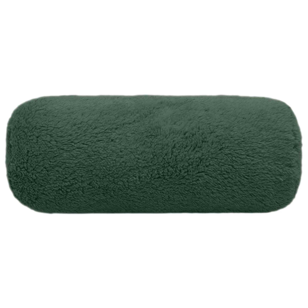 vidaXL Poszewka na poduszkę 6 pcs HEERLEN Ciemnozielony Ø 15 x 40 cm