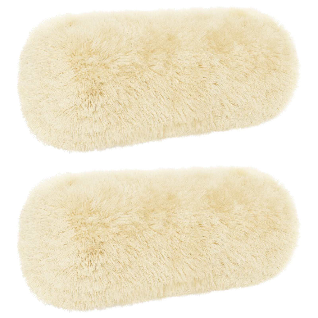 vidaXL Poszewka na poduszkę 2 pcs HEERLEN kremowy Ø 15 x 40 cm
