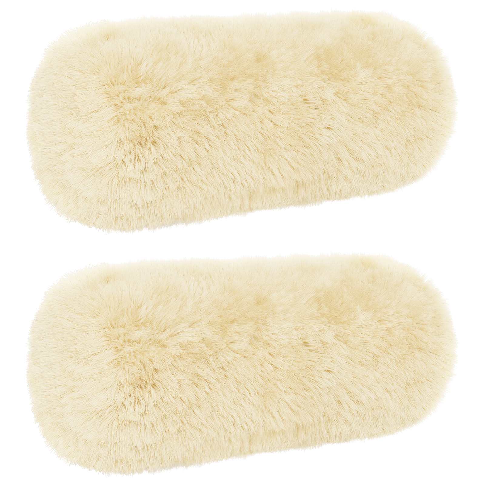 vidaXL Poszewka na poduszkę 2 pcs HEERLEN kremowy Ø 15 x 40 cm