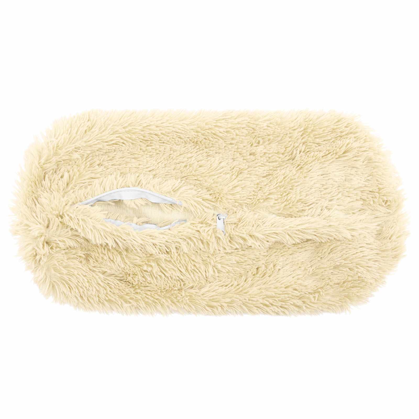 vidaXL Poszewka na poduszkę 2 pcs HEERLEN kremowy Ø 15 x 40 cm