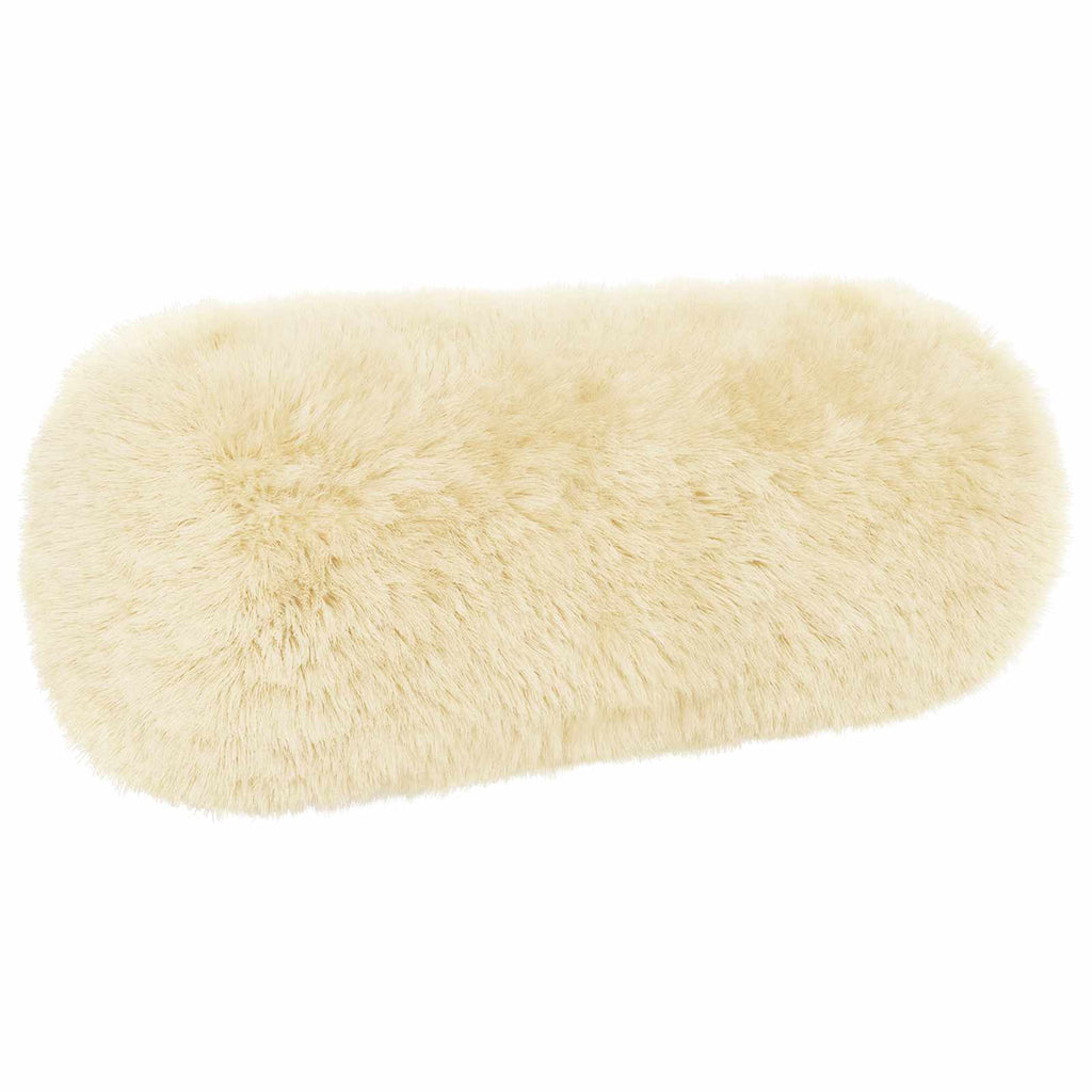 vidaXL Poszewka na poduszkę 6 pcs HEERLEN kremowy Ø 15 x 40 cm
