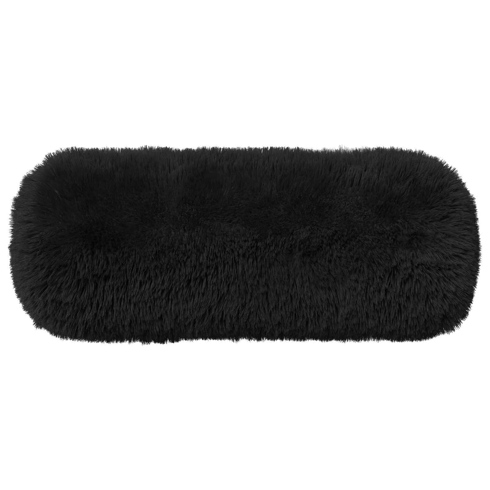 vidaXL Poszewka na poduszkę 6 pcs HEERLEN Czarny Ø 15 x 40 cm