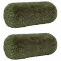 vidaXL Poszewka na poduszkę 2 pcs HEERLEN zielony Ø 15 x 40 cm