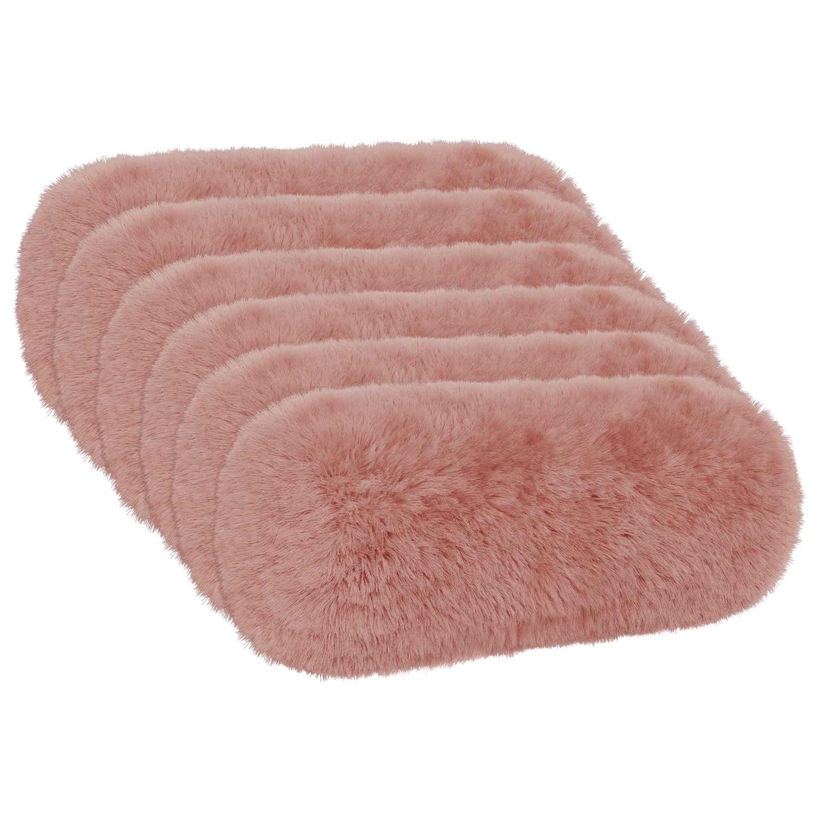 vidaXL Poszewka na poduszkę 6 pcs HEERLEN różowy Ø 15 x 40 cm