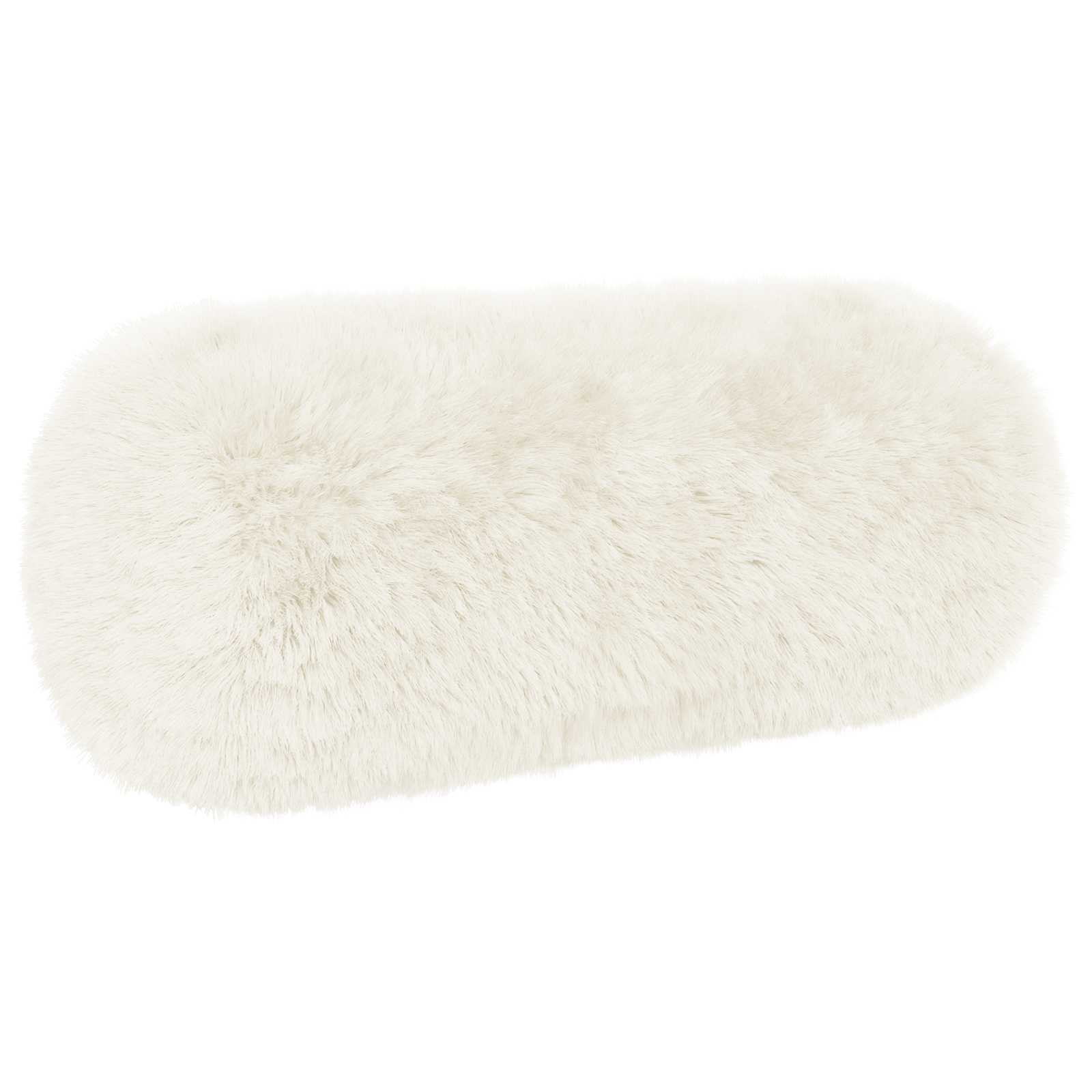 vidaXL Poszewka na poduszkę 2 pcs HEERLEN Biały Ø 15 x 40 cm Fleece PV