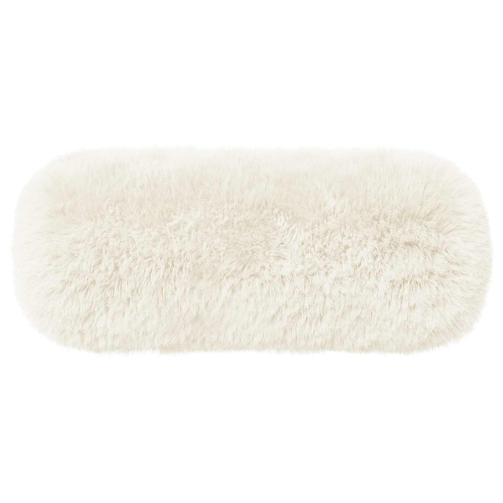 vidaXL Poszewka na poduszkę 2 pcs HEERLEN Biały Ø 15 x 40 cm Fleece PV