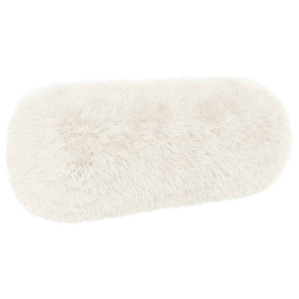 vidaXL Poszewka na poduszkę 6 pcs HEERLEN Biały Ø 15 x 40 cm Fleece PV