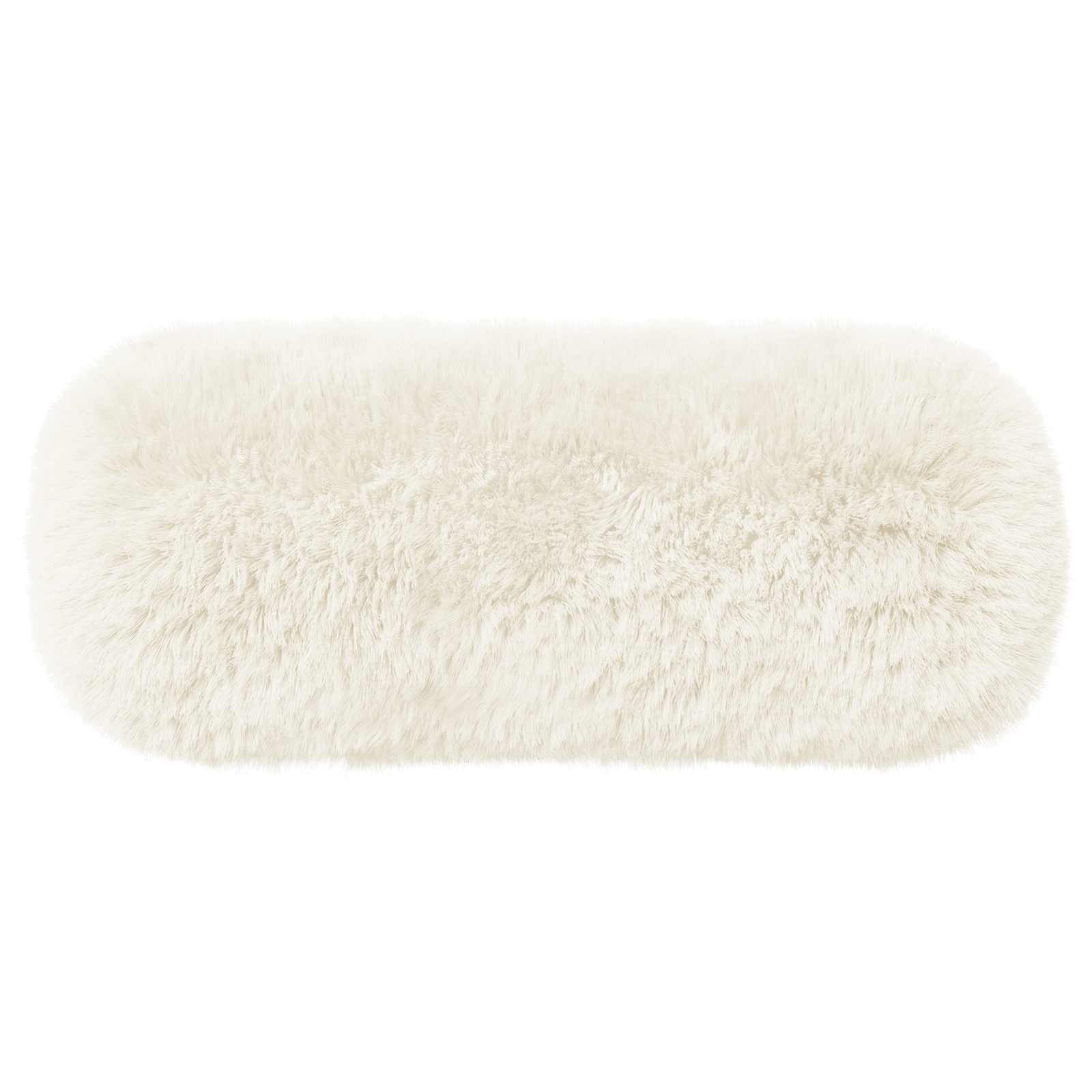 vidaXL Poszewka na poduszkę 6 pcs HEERLEN Biały Ø 15 x 40 cm Fleece PV